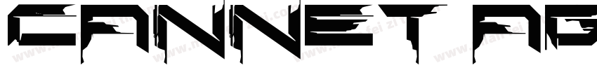 CANNET AGENCY字体转换